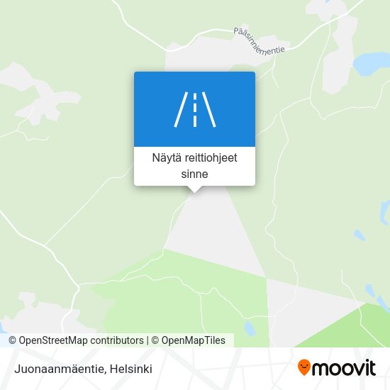 Juonaanmäentie kartta
