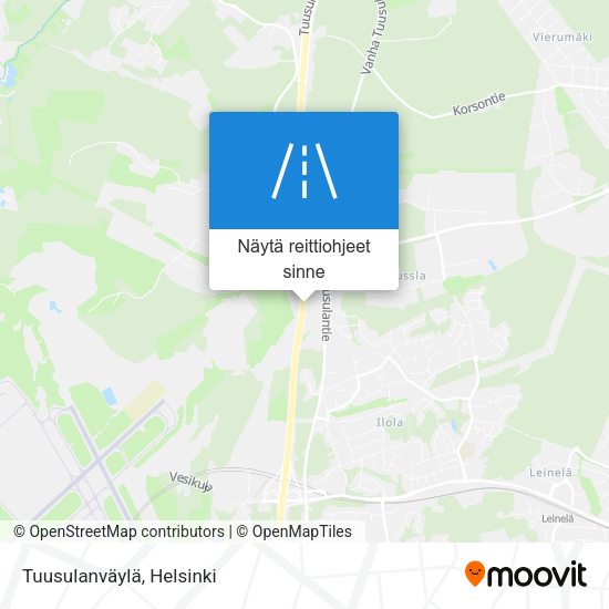 Tuusulanväylä kartta