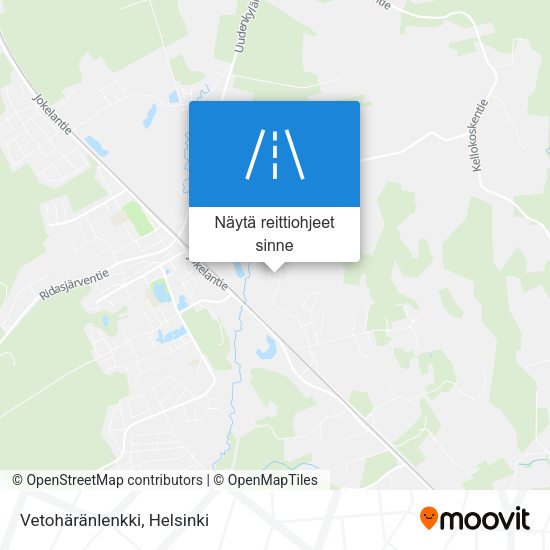 Vetohäränlenkki kartta