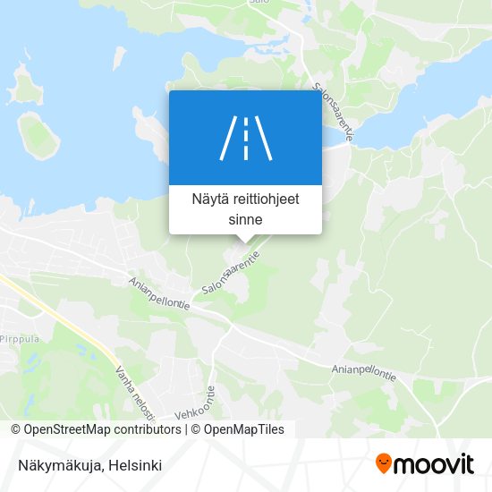 Näkymäkuja kartta