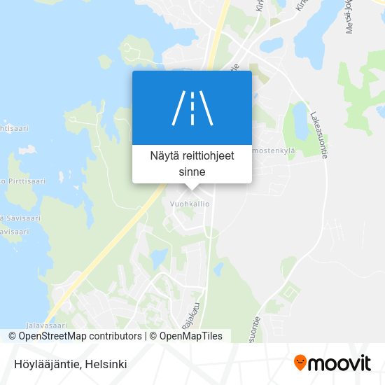 Höylääjäntie kartta