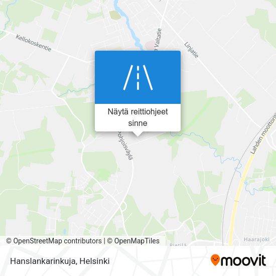 Hanslankarinkuja kartta