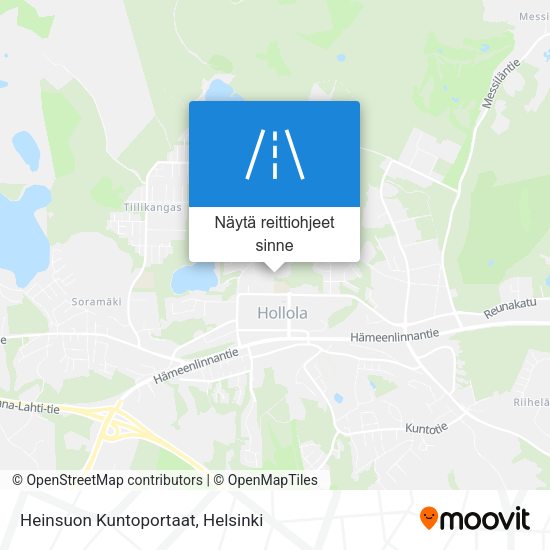 Heinsuon Kuntoportaat kartta