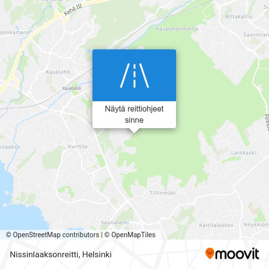 Nissinlaaksonreitti kartta