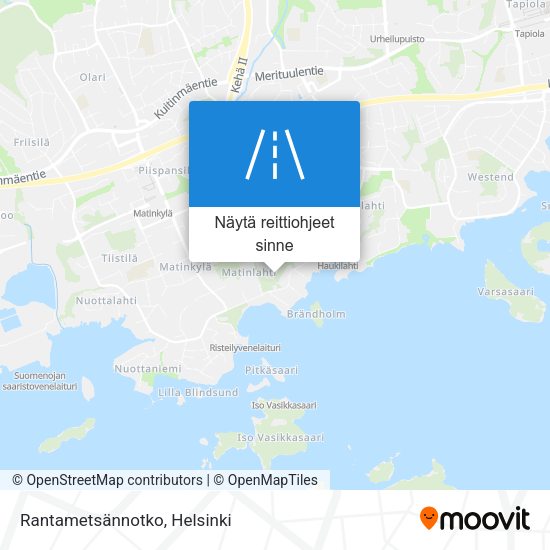 Rantametsännotko kartta