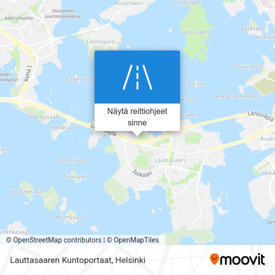 Lauttasaaren Kuntoportaat kartta
