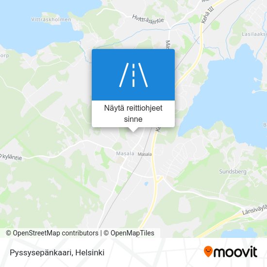 Pyssysepänkaari kartta