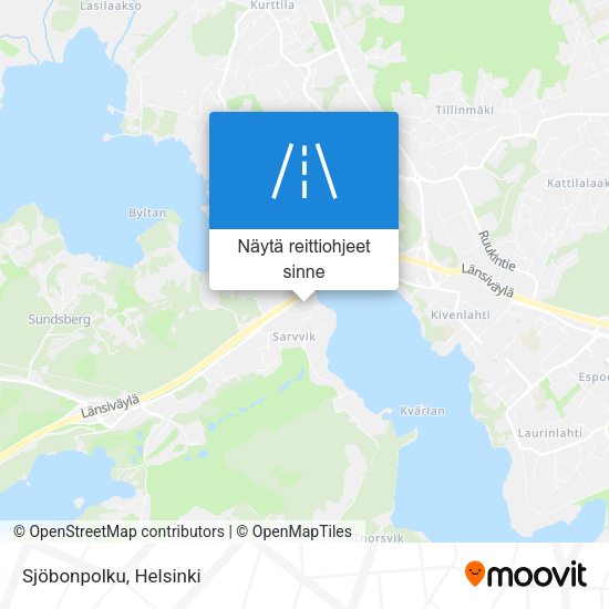 Sjöbonpolku kartta