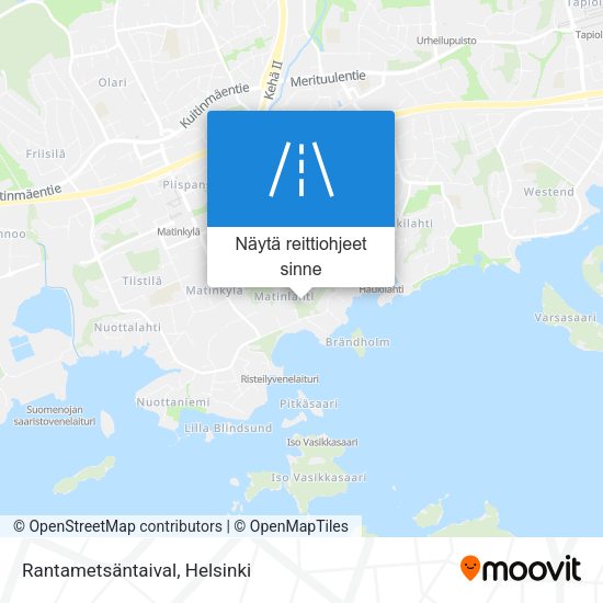 Rantametsäntaival kartta