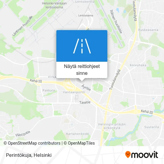 Perintökuja kartta