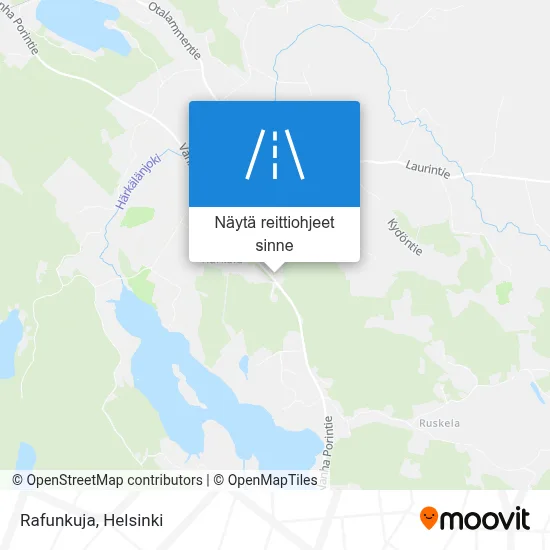 Rafunkuja kartta