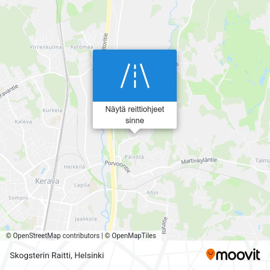 Skogsterin Raitti kartta