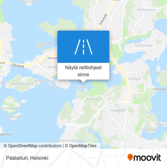 Päälaituri kartta