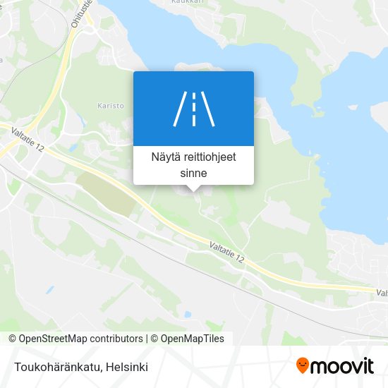 Toukohäränkatu kartta