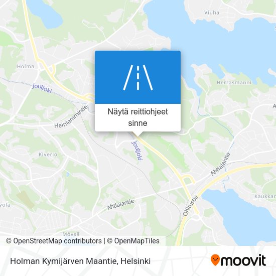 Holman Kymijärven Maantie kartta
