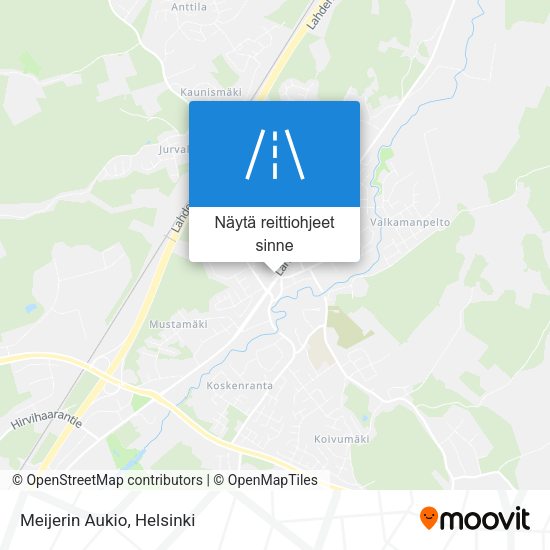 Meijerin Aukio kartta