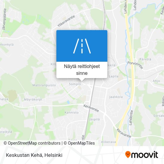 Keskustan Kehä kartta