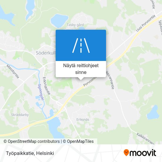 Työpaikkatie kartta