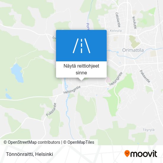 Tönnönraitti kartta