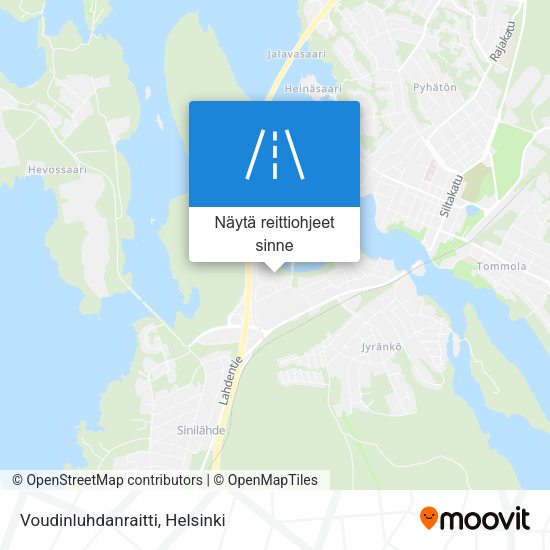 Voudinluhdanraitti kartta
