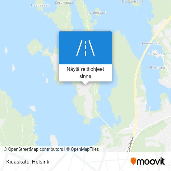 Kiuaskatu kartta