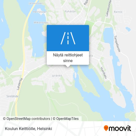 Koulun Keittiölle kartta