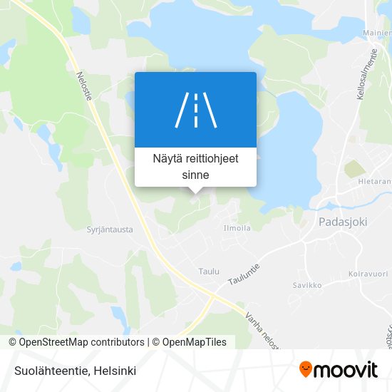 Suolähteentie kartta