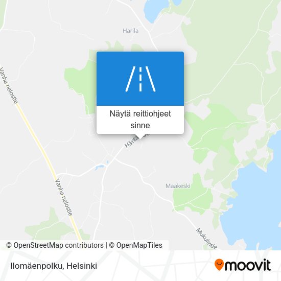 Ilomäenpolku kartta