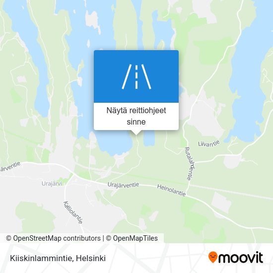 Kiiskinlammintie kartta