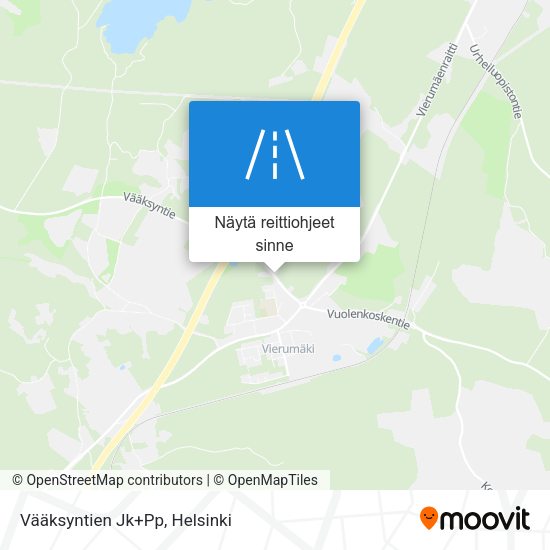 Vääksyntien Jk+Pp kartta