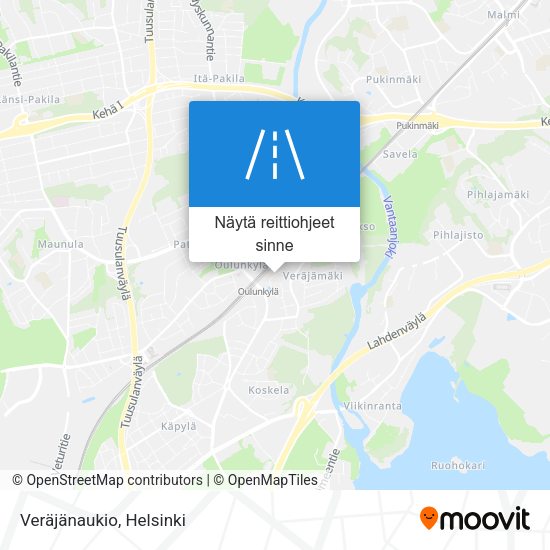Veräjänaukio kartta