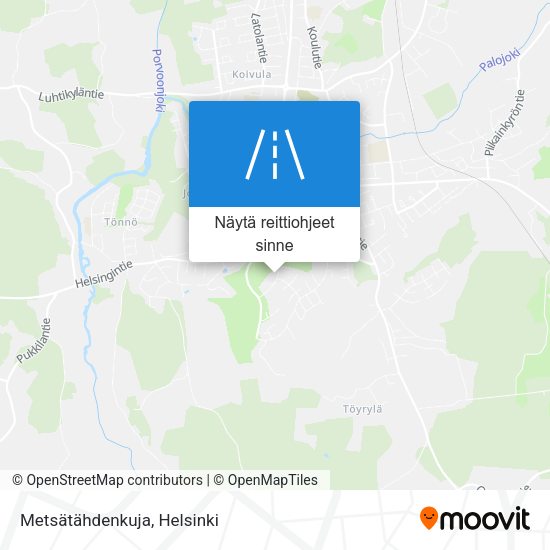Metsätähdenkuja kartta