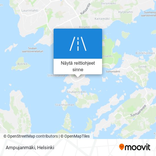 Ampujanmäki kartta