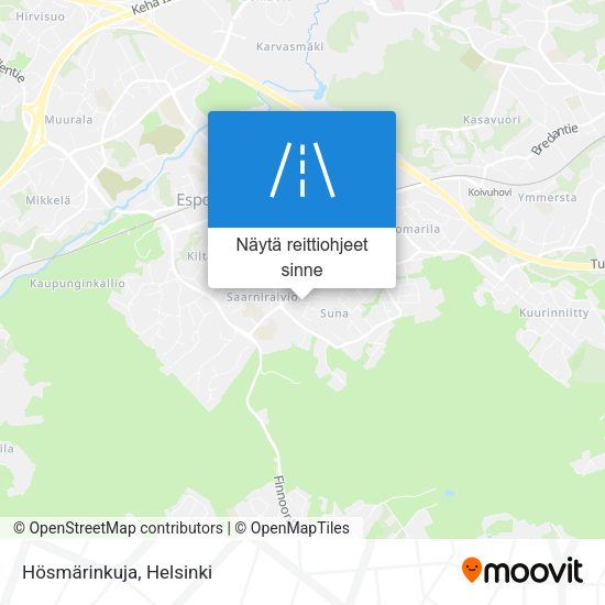 Hösmärinkuja kartta