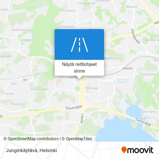 Junginkäytävä kartta