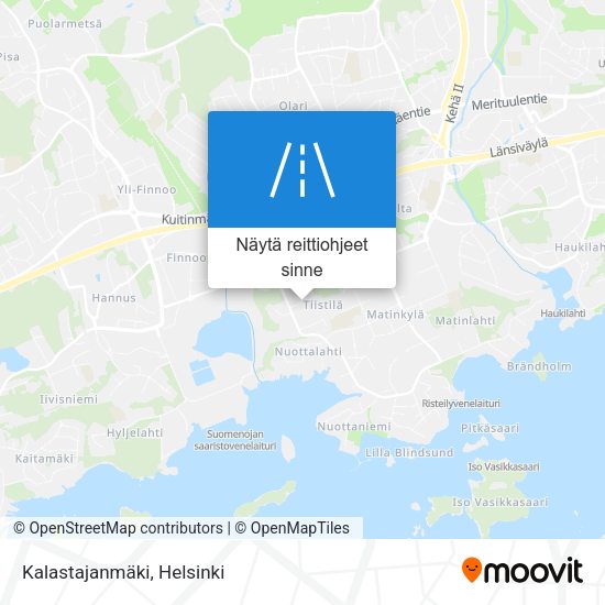 Kalastajanmäki kartta