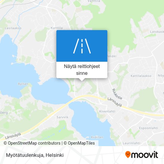 Myötätuulenkuja kartta