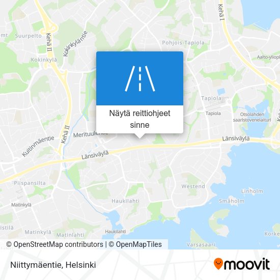 Niittymäentie kartta