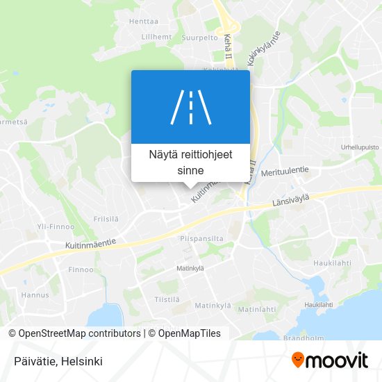 Päivätie kartta