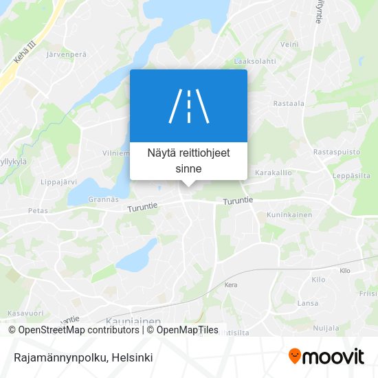 Rajamännynpolku kartta