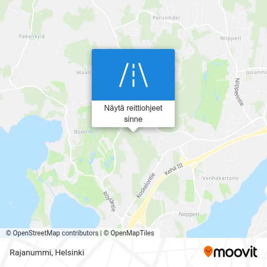 Rajanummi kartta