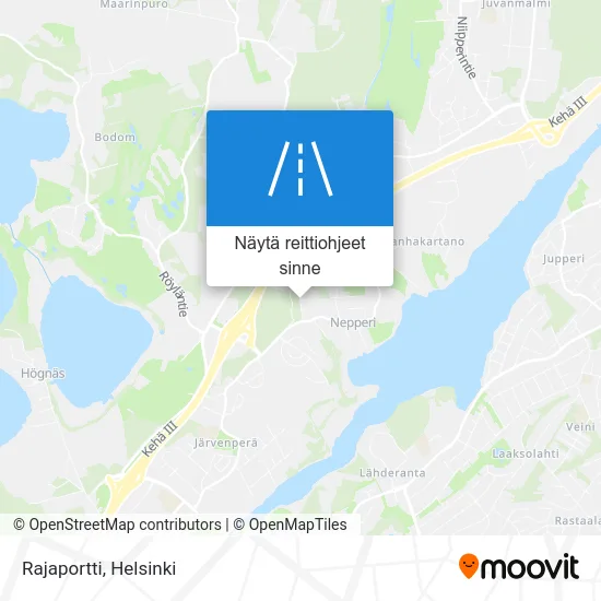 Rajaportti kartta