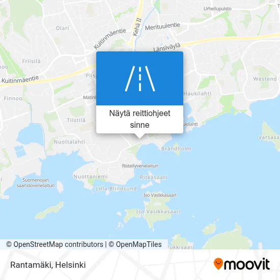 Rantamäki kartta