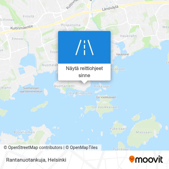 Rantanuotankuja kartta