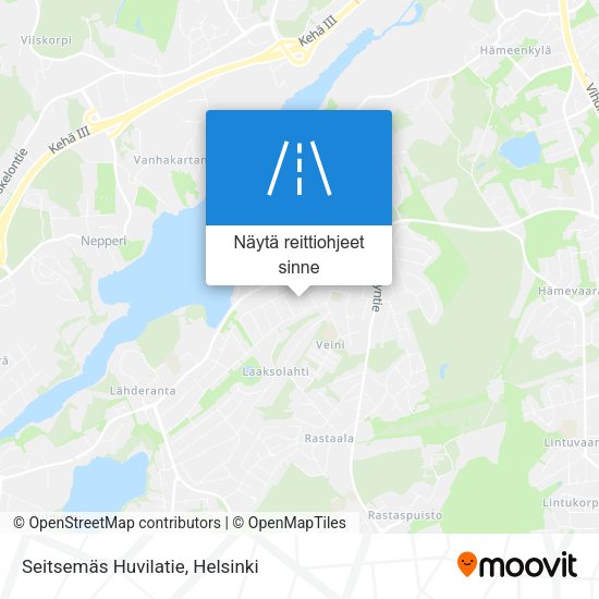 Seitsemäs Huvilatie kartta