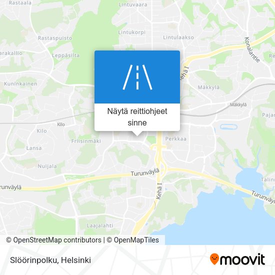 Slöörinpolku kartta
