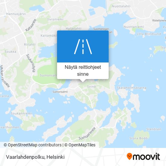 Vaarlahdenpolku kartta