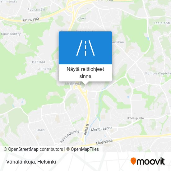 Vähälänkuja kartta
