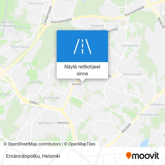 Emännänpolku kartta