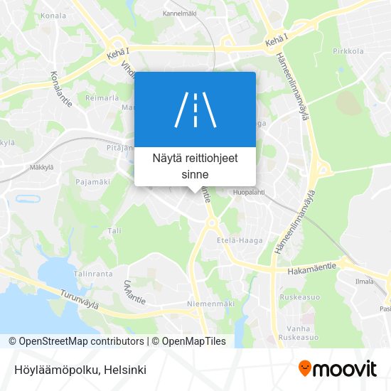 Höyläämöpolku kartta